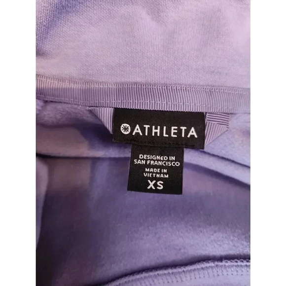 Athleta Triump Hoodie Full Zip Purple Size XS. - Picture 3 of 9